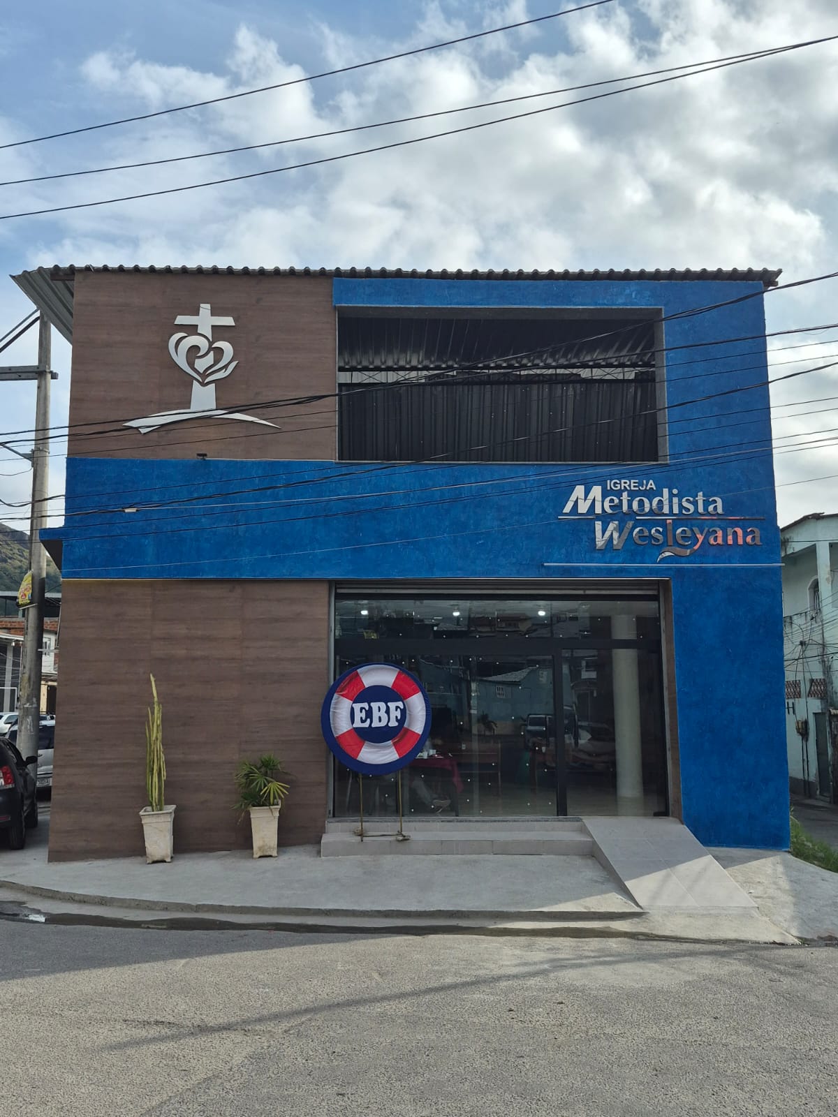 Fachada da Igreja Metodista Wesleyana em Marco Sete